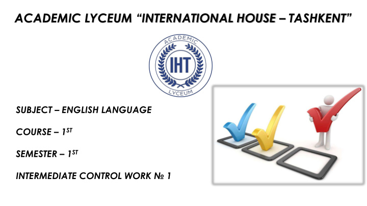 academic lyceum international house tashkent