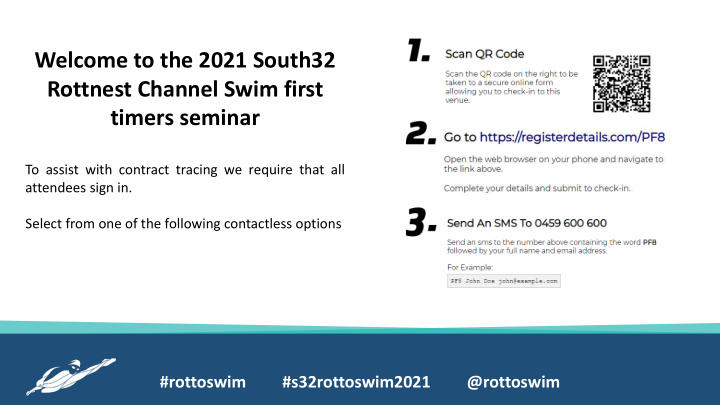 welcome to the 2021 south32 rottnest channel swim first