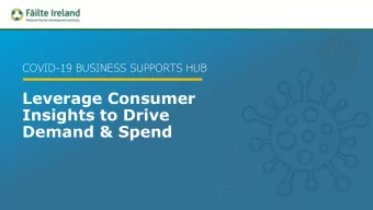 Leverage Consumer  Insights to Drive  Demand &amp; Spend  Martina Kerr  Bromley  Head of Enterprise