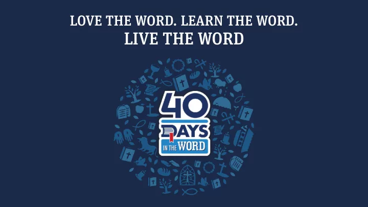 live the word the principle of illumination illumination