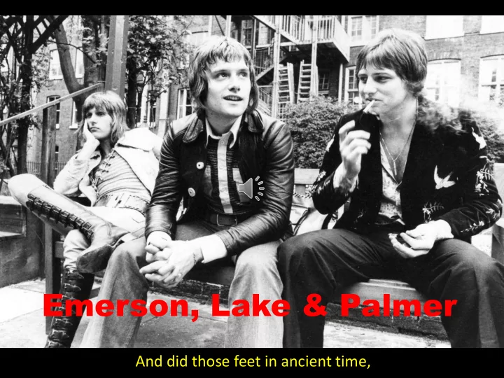 emerson lake palmer