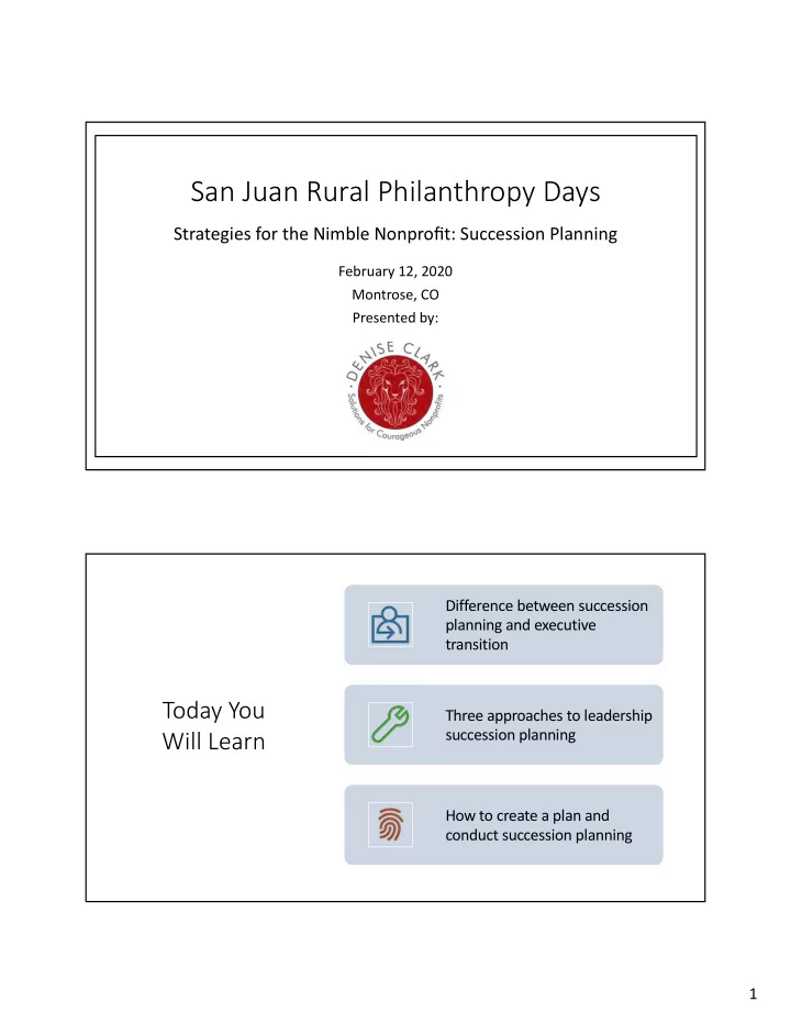 san juan rural philanthropy days