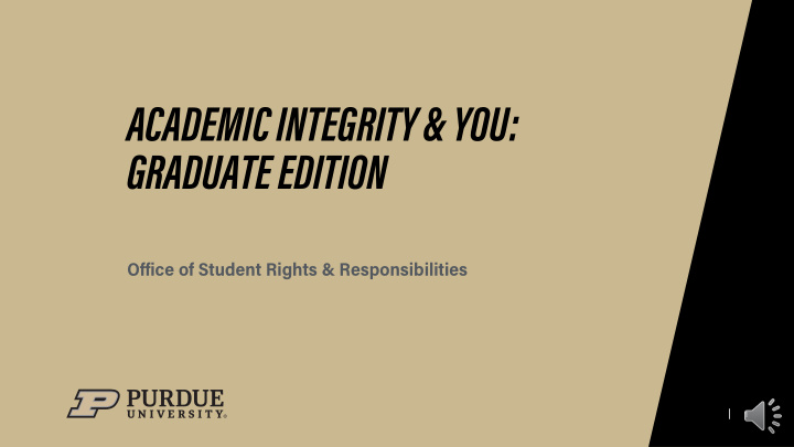 academic integrity you graduate edition