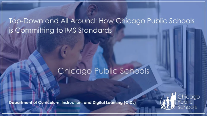 chicago public schools department of curriculum