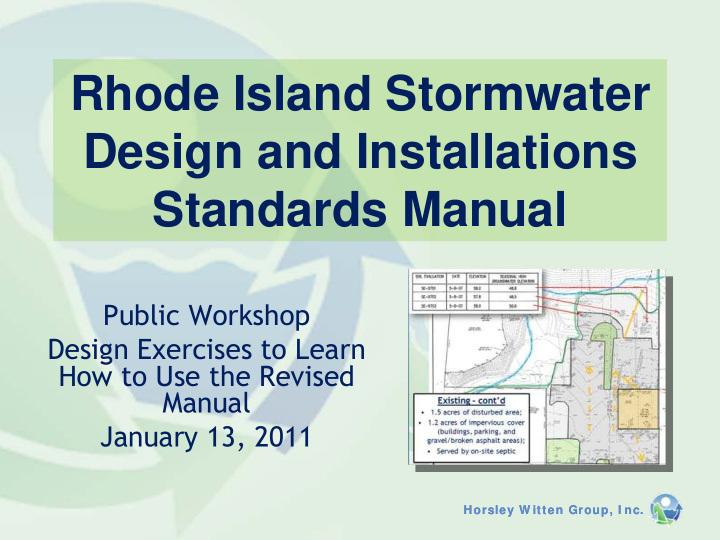 rhode island stormwater design and installations