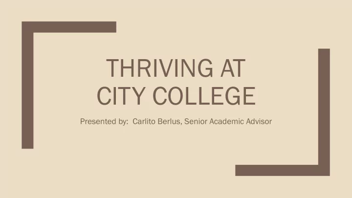 city college