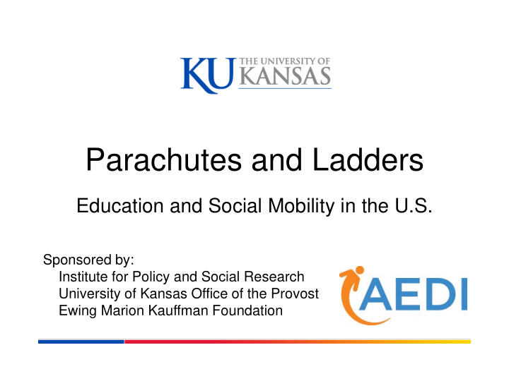 parachutes and ladders