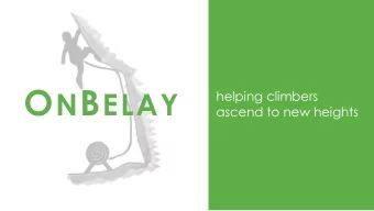 lead climbing...  c===c  c===c  ===c  ===c  can we...  detect and stop a fall?  is it possible...