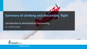 Summary  of  climbing  and  descending  flight    Introduc)on  to