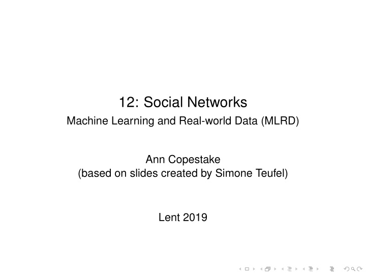 12 social networks