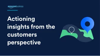 Actioning  insights from the  customers  perspective  Hi! Im Sean  @cosmocramer  April 23, 1985