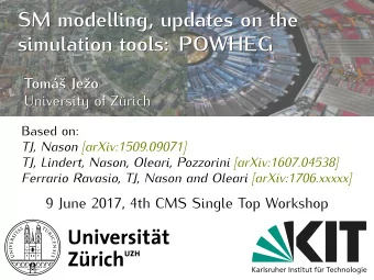 same fi nal  state!  b_bbar_4l  ttb_NLO_dec  hvq  Impact of radiative corrections in top  decays
