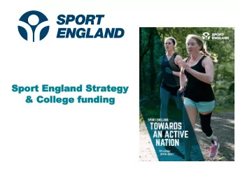 &amp; Co  &amp; College  llege fun  fundin  ding  Agenda  Welcome and Introduction  Sport