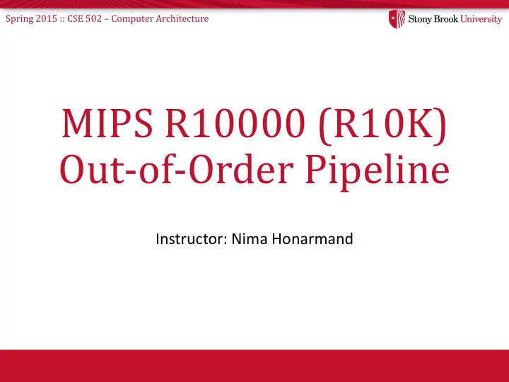 mips r10000 r10k
