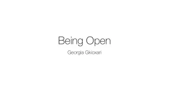 Being Open  Georgia Gkioxari  Background  Background  GREECE  Background  GREECE  UC Berkeley