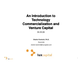 An Introduction to  An Introduction to  Technology  Technology  Technology  Technology