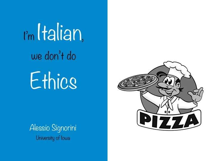 ethics
