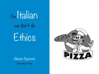 Ethics  Alessio Signorini  University of Iowa  University of Iowa  Last Y  ears T  alk  Use wifi