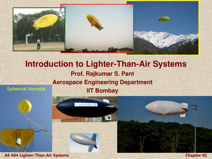 introduction to lighter than air systems