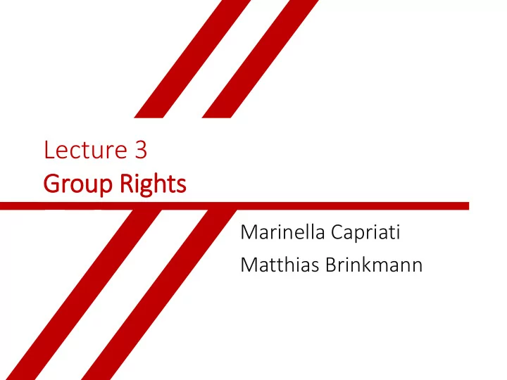 group rig ights