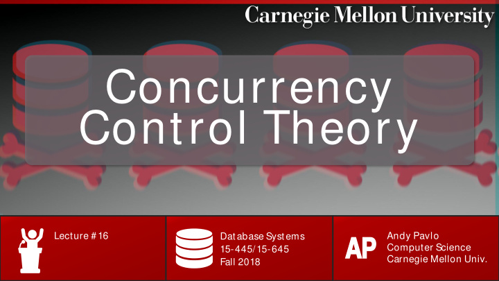 concurrency control theory
