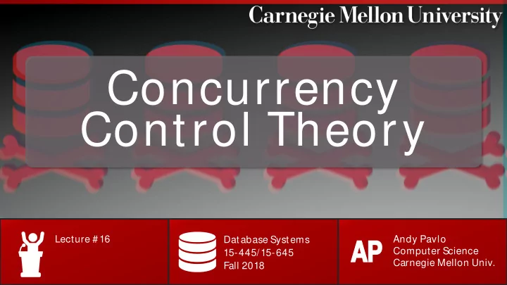 concurrency control theory