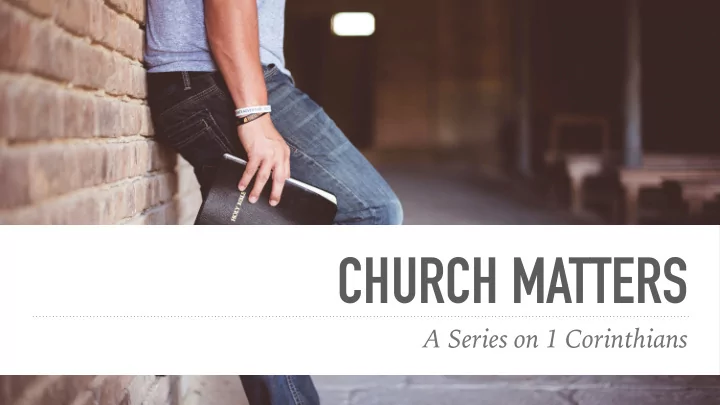 church matters