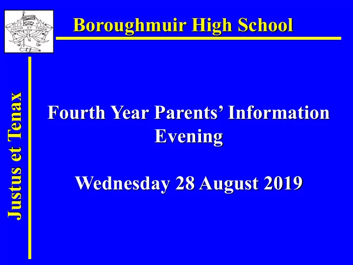 boroughmuir high school