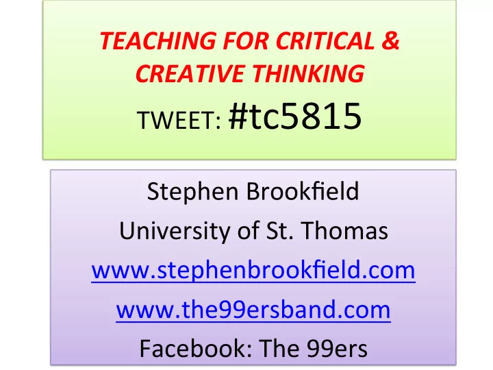 tweet tc5815