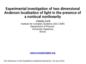 Experimental investigation of two dimensional  Anderson localization of light in the presence of  a