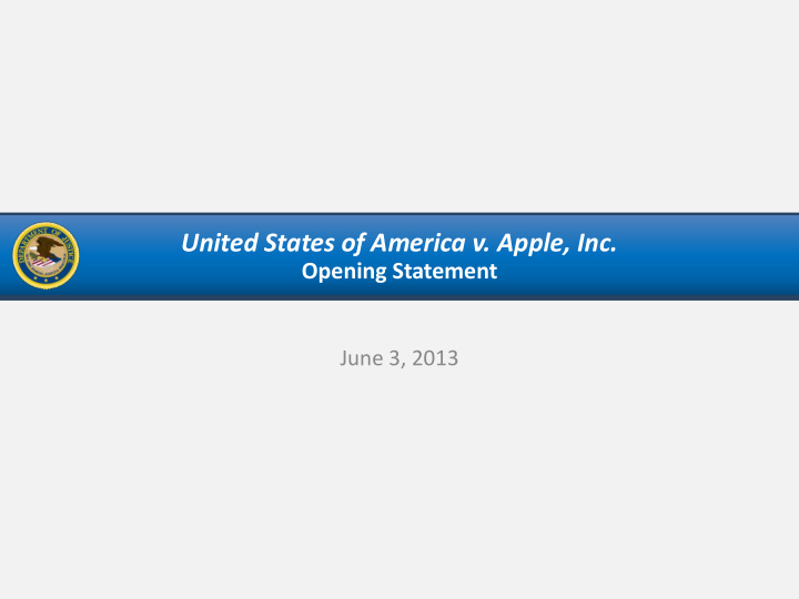 united states of america v apple inc