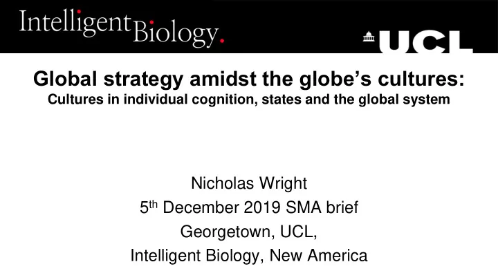 global strategy amidst the globe s cultures