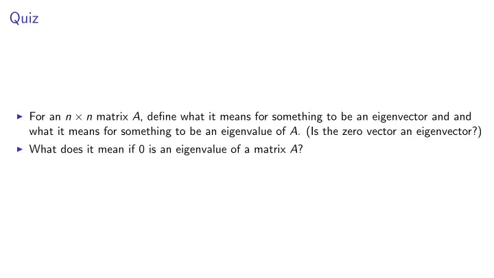 quiz