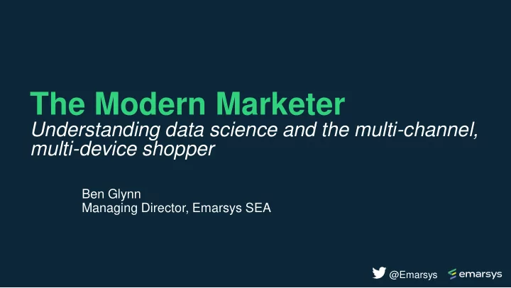 the modern marketer