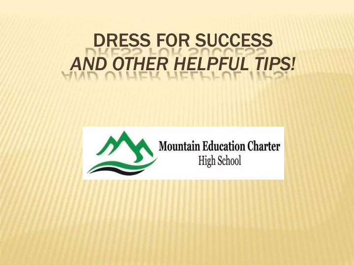 and other helpful tips wha t s so important about dress