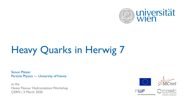 heavy quarks in herwig 7