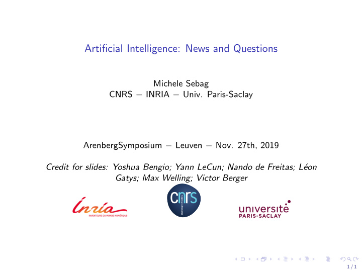 artificial intelligence news and questions