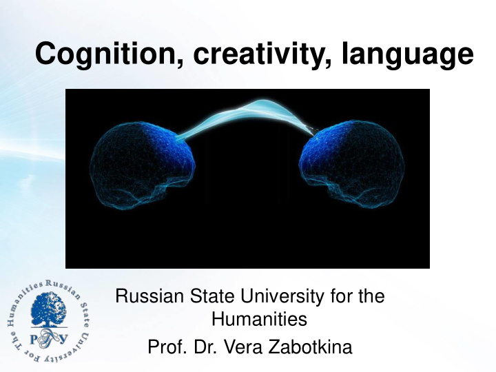 cognition creativity language