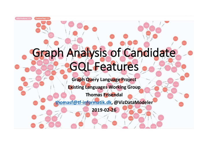 gr graph analysis of candidate gq gql features