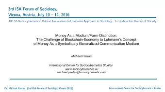 I  n  t  e  r  n  a  t  i  o  n  a  l  C  e  n  t  e  r  f  o  r  S  o  c  i  o  c  y  b  e  r  n