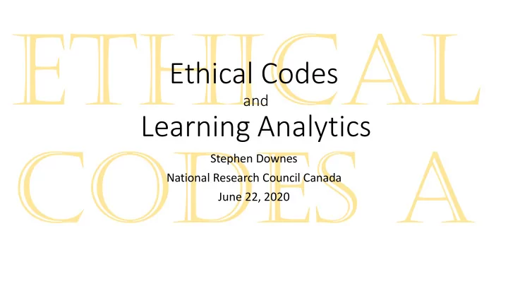 ethical