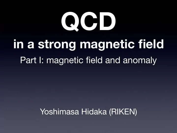 qcd