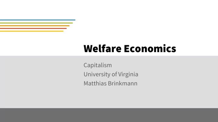 welfare economics