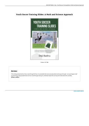 Youth Soccer Training Slides: A Math and Science Approach  Youth Soccer Training Slides: A Math and