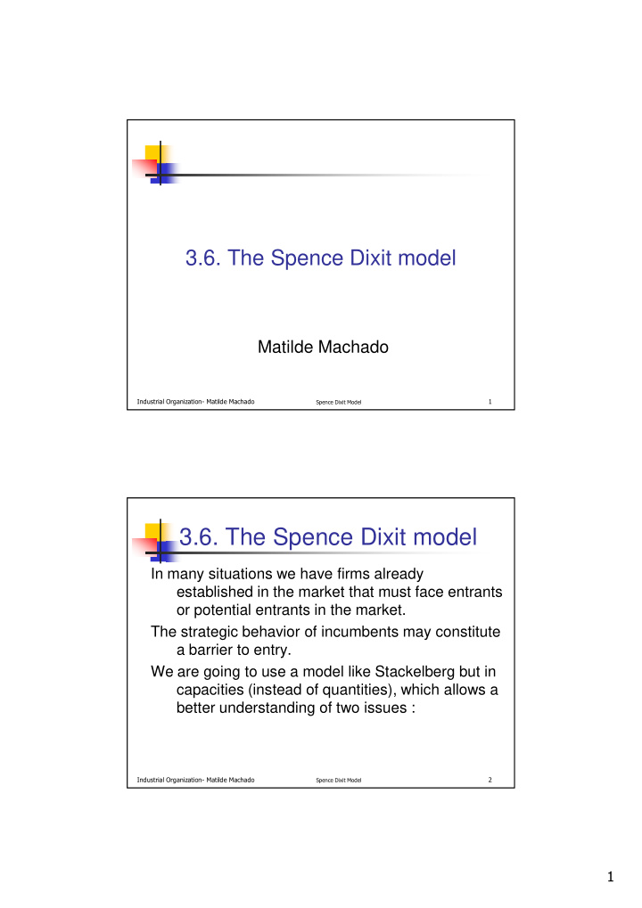3 6 the spence dixit model