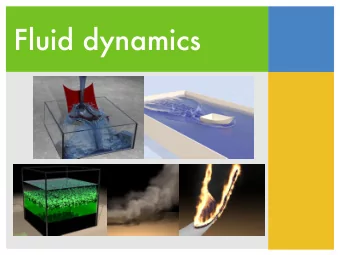 Fluid dynamics   Math background   Physics   Simulation   Related phenomena