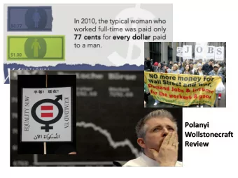 Mary Wollstonecraft  Egalitarianism  Polanyi  Wollstonecraft  Review  Todays menu  Review