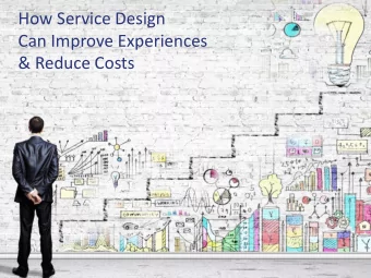 &amp; Reduce Costs  What Is Service Design?  The Double Diamond  Discover  Define  Design  Deploy