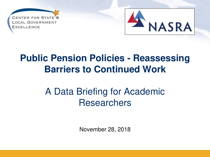 public pension policies reassessing barriers to continued