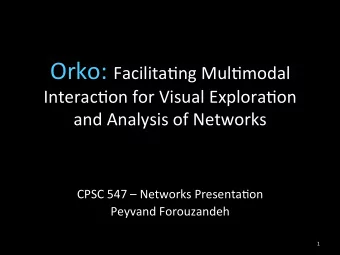 What  is  Mul-modal  Interac-on?    Using  two  or  more  modes  of